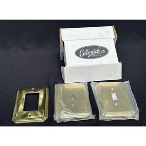Colonial Bronze Fine Brass Hardware Heavy High Quality Light Switch Covers New3O